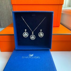 Swarovski Necklace and Earring Set